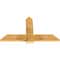 Ekena Millwork Eugene Rough Sawn Timber Gable Bracket, Western Red Cedar, 48"W x 28"H x 2"D x 6"F, 14/12 Pitch GBW048X28X0206EUG00RWR - alternate 5
